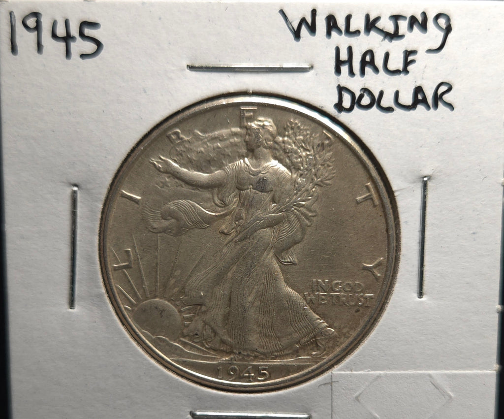 1945 Walking Liberty Half Dollar