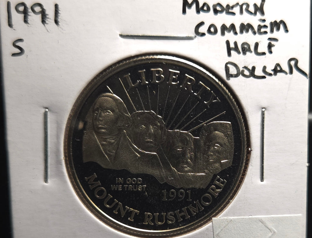 1991 S Mount Rushmore Commemorative Proof Half Dollar