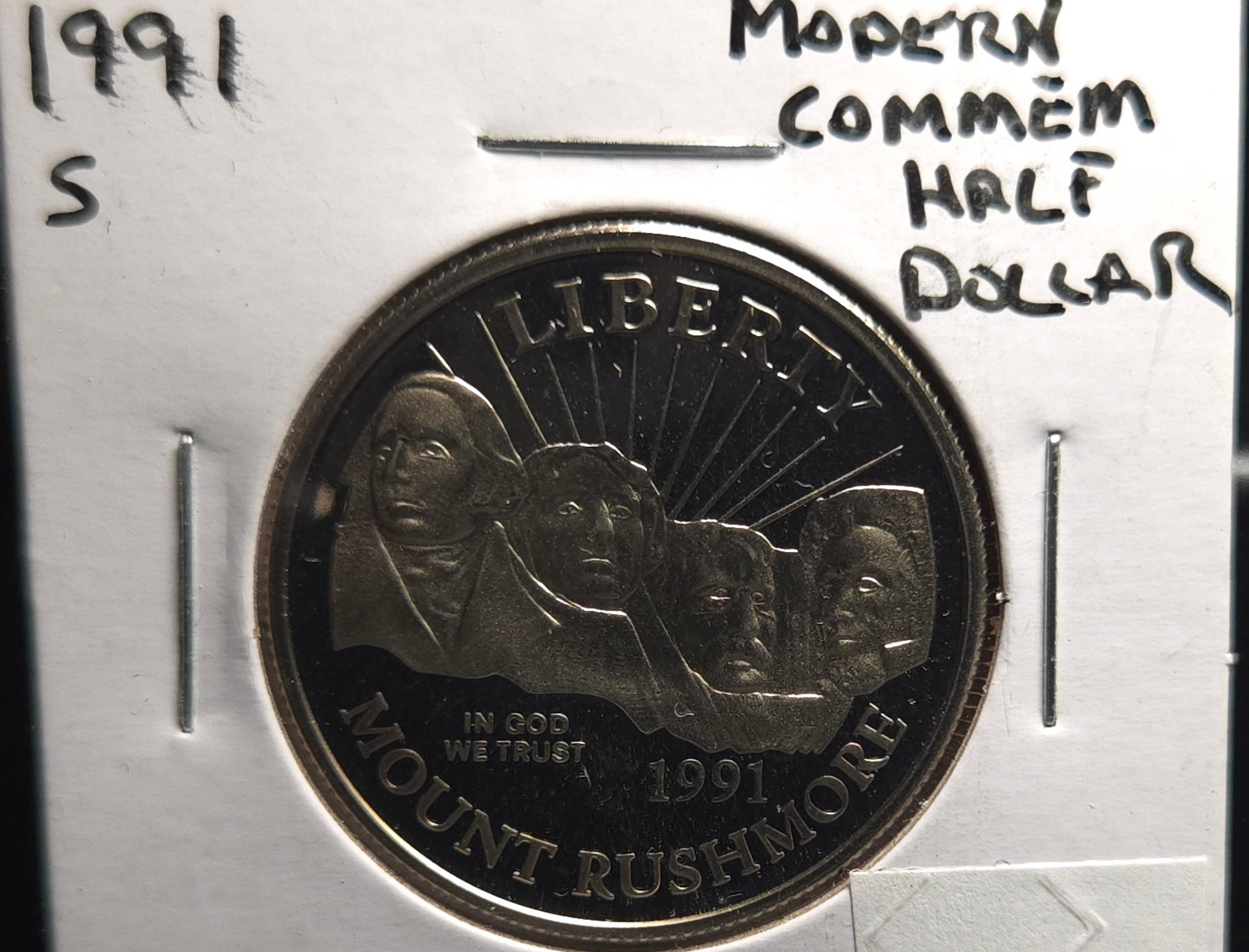 1991 S Mount Rushmore Commemorative Proof Half Dollar