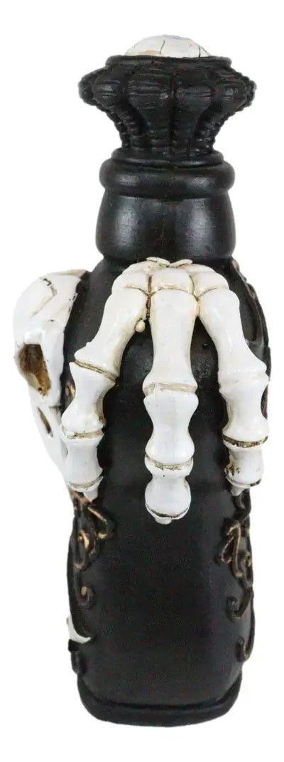 Raven’s Eyes Poison Bottle — Gothic Decorative Resin Vessel (7.25")