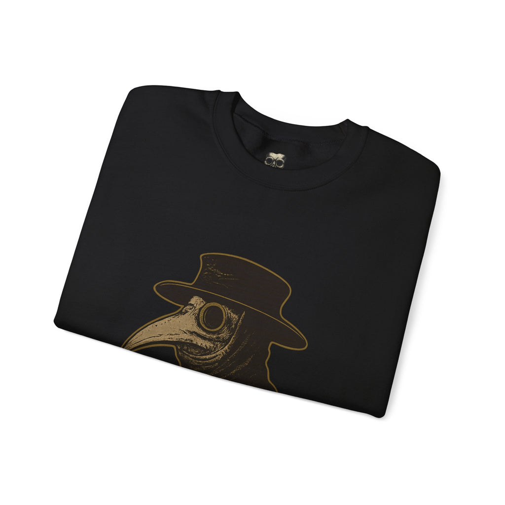 Plague Doctor Illustration Crewneck Sweatshirt | Explore Thy Lore