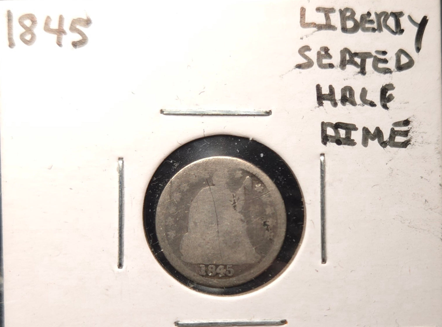 1845 Liberty Seated Half Dime