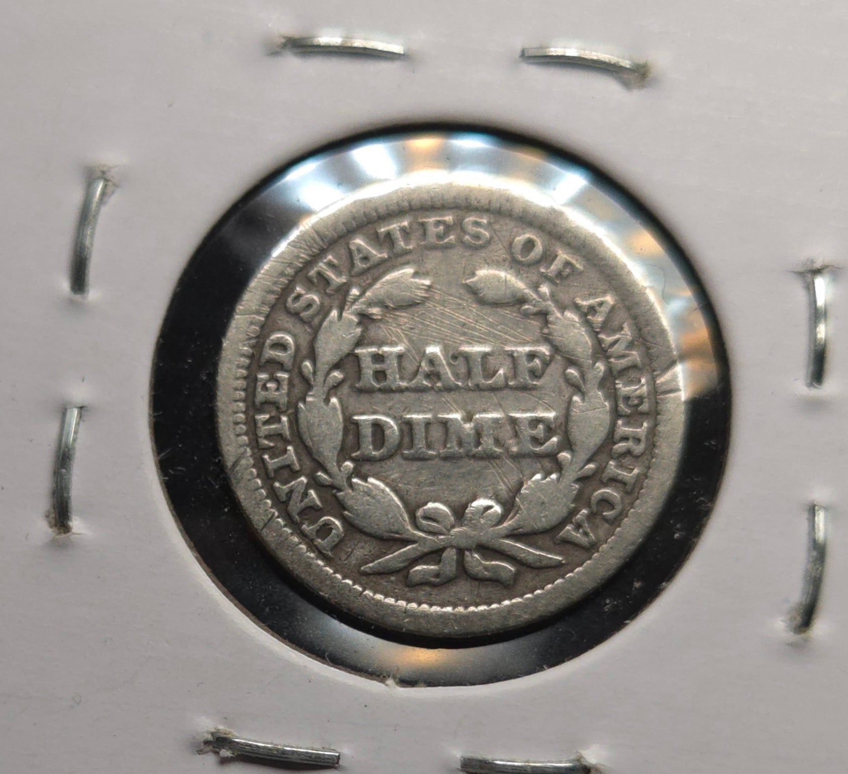 1854-P Liberty Seated Half Dime (with arrows)