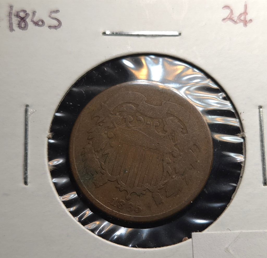 1865 2 Cent Piece