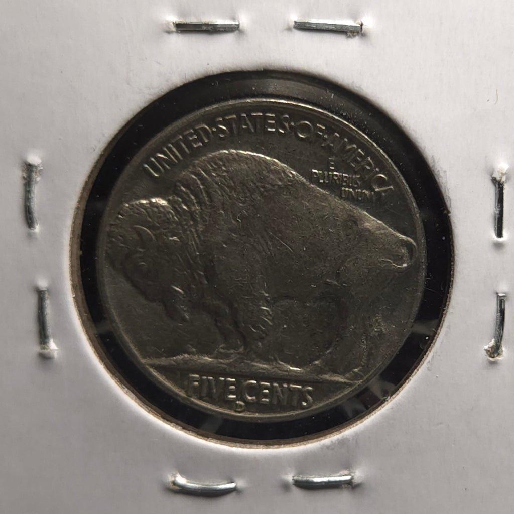 1937 D Buffalo Nickel (Obverse Lamination)
