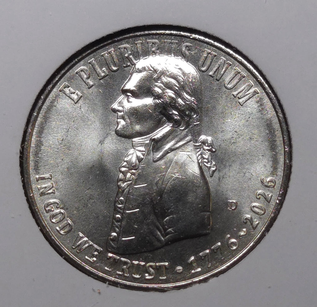 2026 (P & D) Declaration of Independence Semiquincentennial Quarter Set