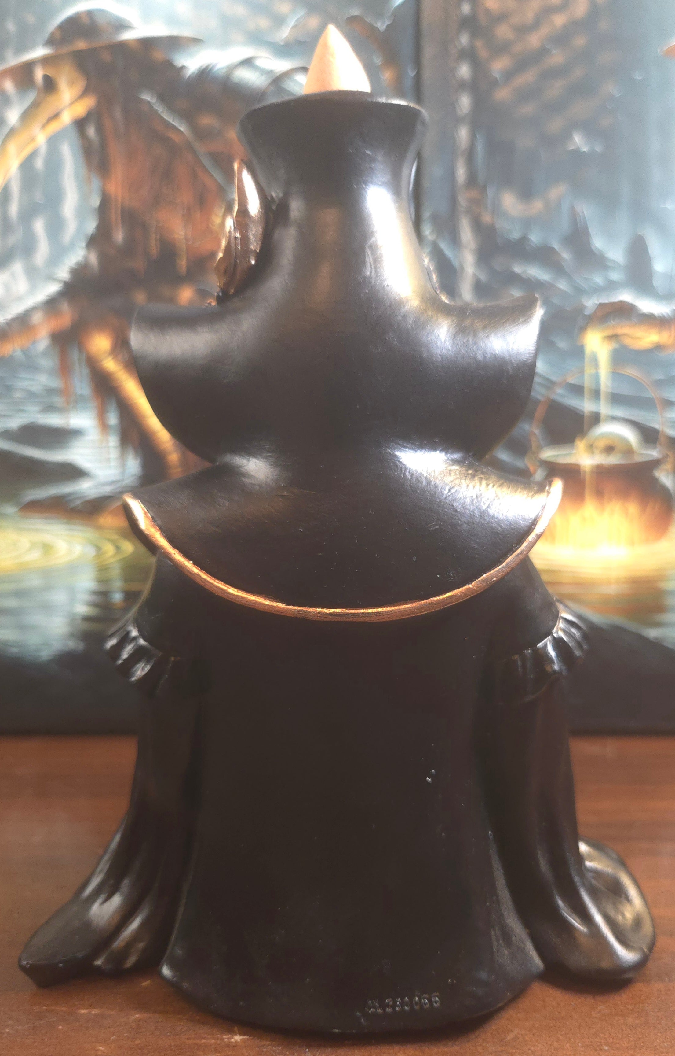 Dr. Plague Backflow Incense Burner — Gothic Resin Figurine (7")