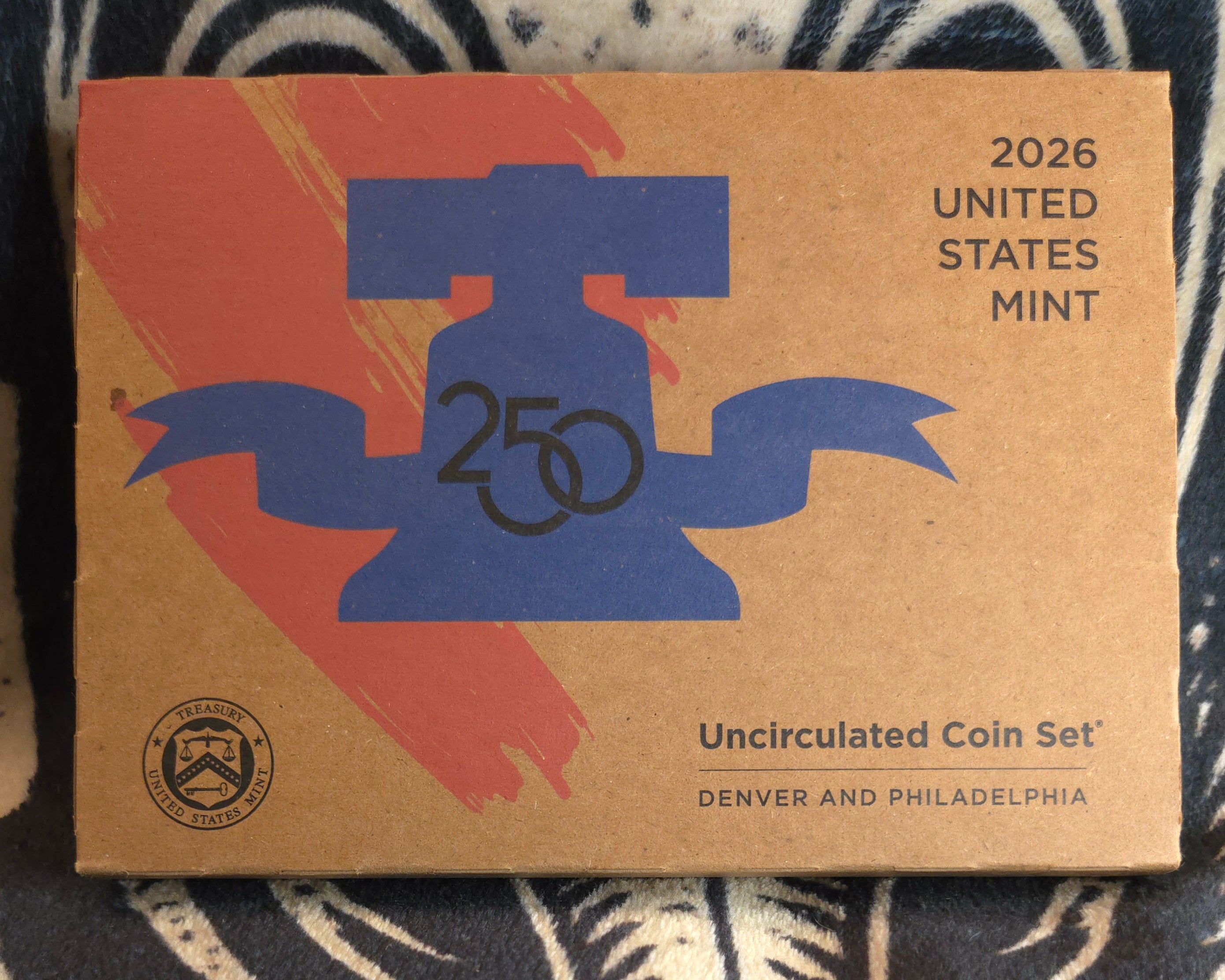 2026 P & D Uncirculated Coin Mint Set Including the dual date Penny