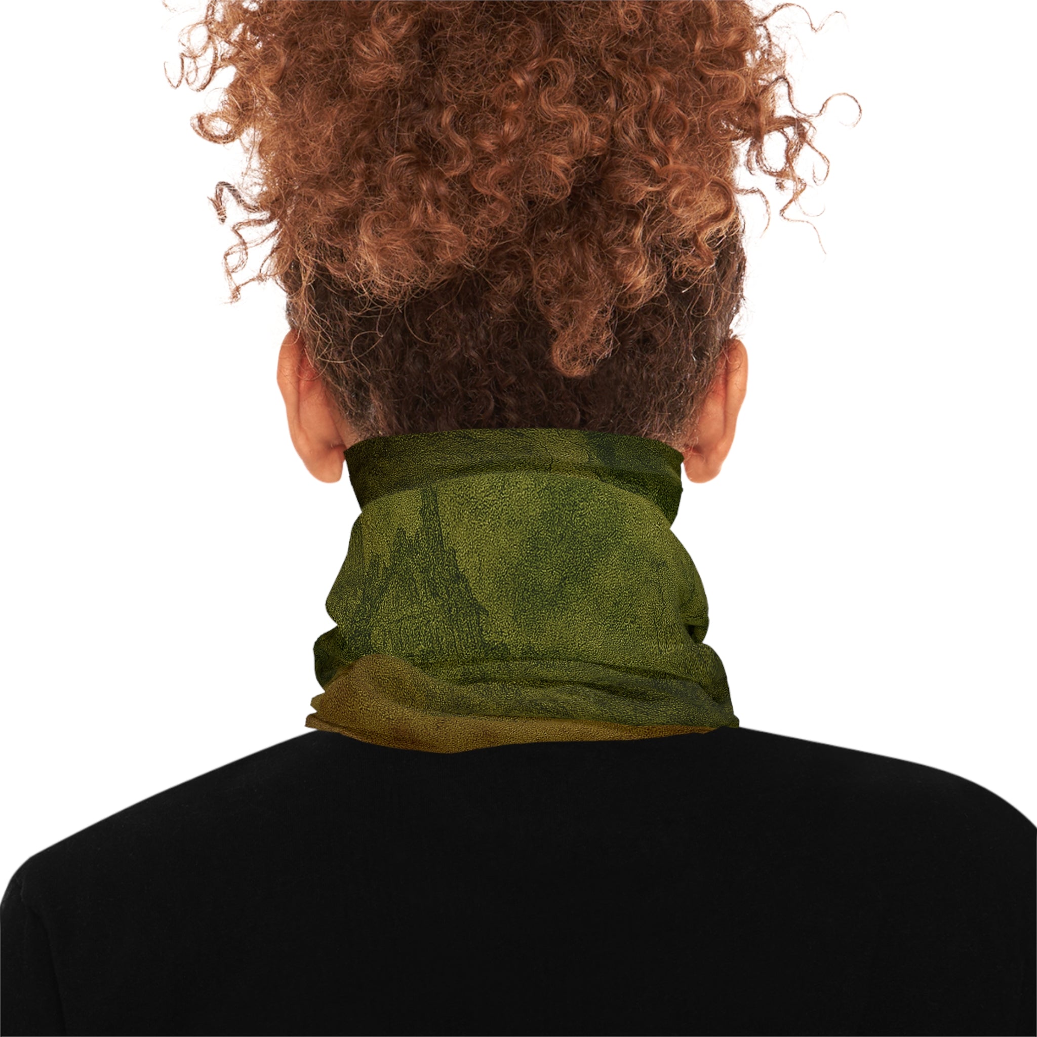Aged Plague Doctor Neck Gaiter — Vintage Medical Mask Face Cover