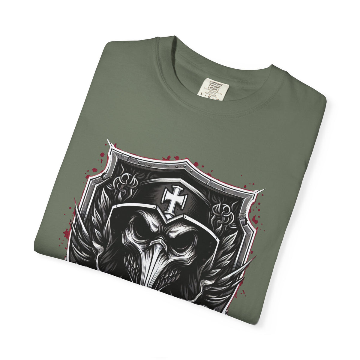 Plague Knight Unisex T-shirt, Black Tee, Grim Reaper Shirt, Medieval Fantasy