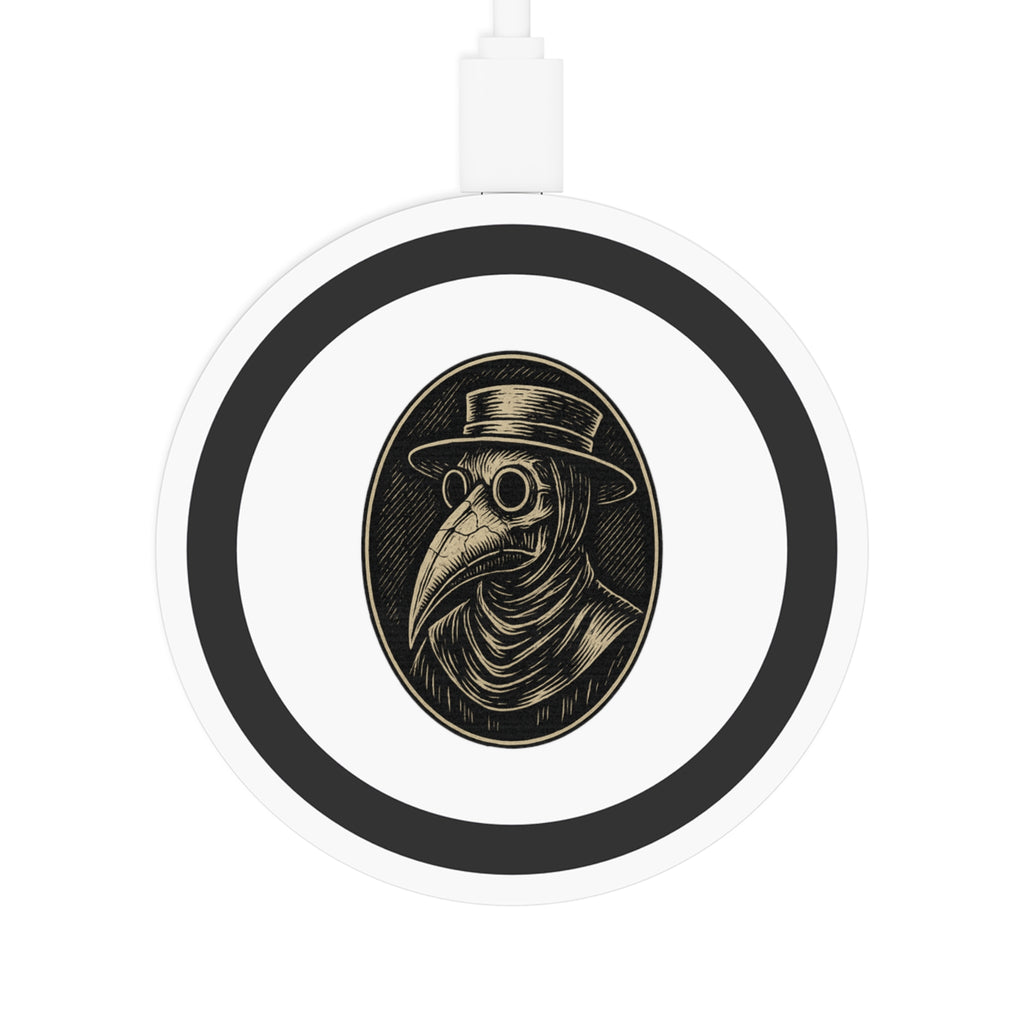 Plague Doctor Illustration Wireless Charging Pad