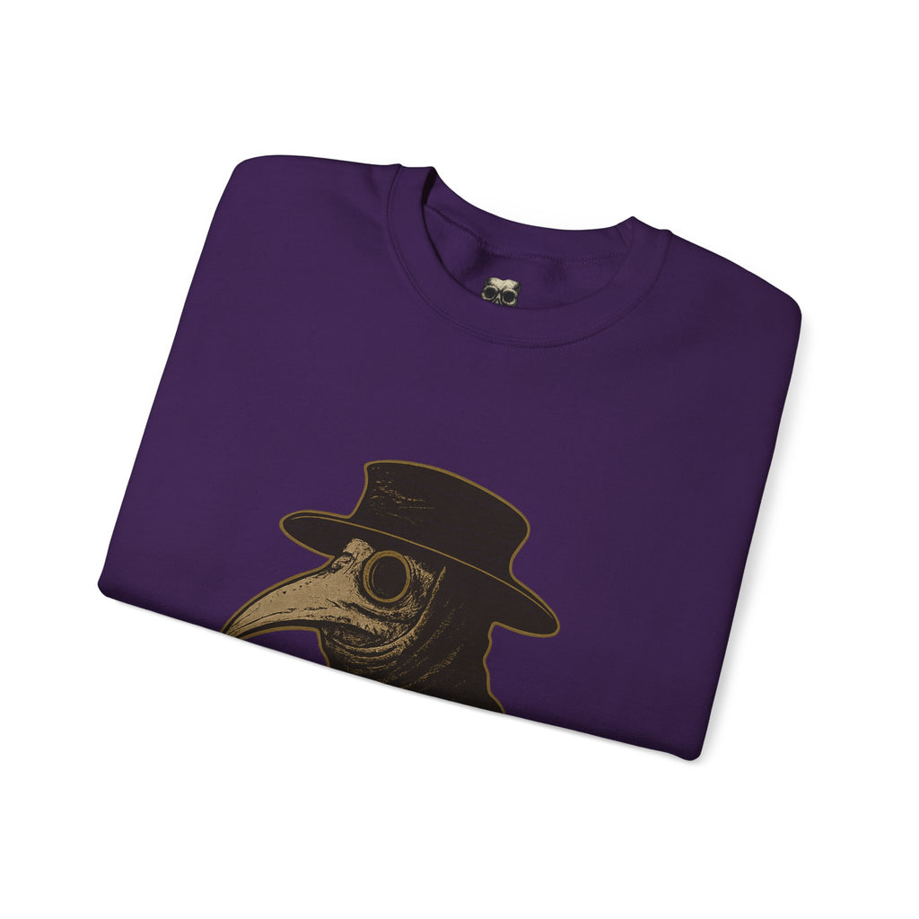 Plague Doctor Illustration Crewneck Sweatshirt | Explore Thy Lore