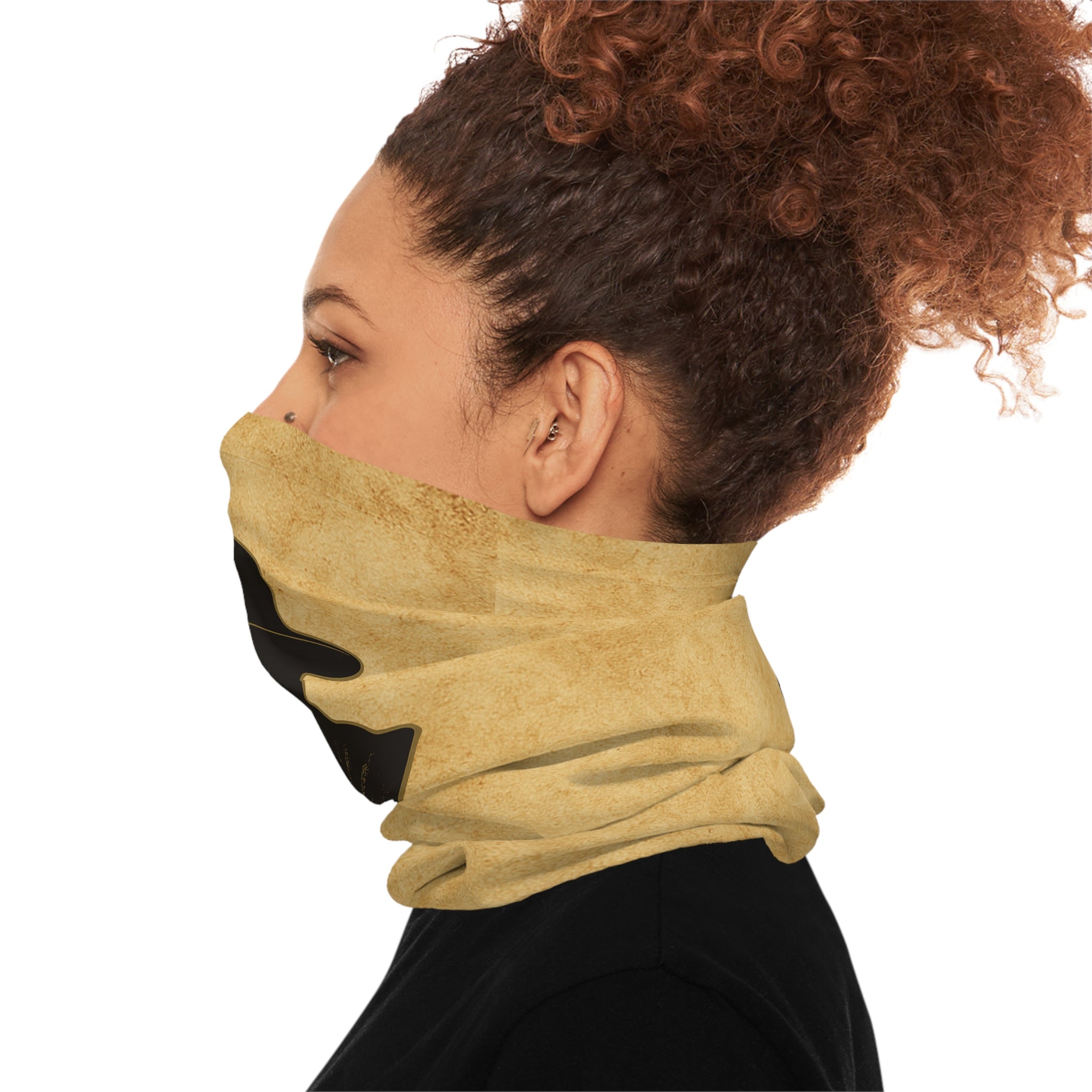 Plagued Page Neck Gaiter — Vintage Medical Mask Face Cover