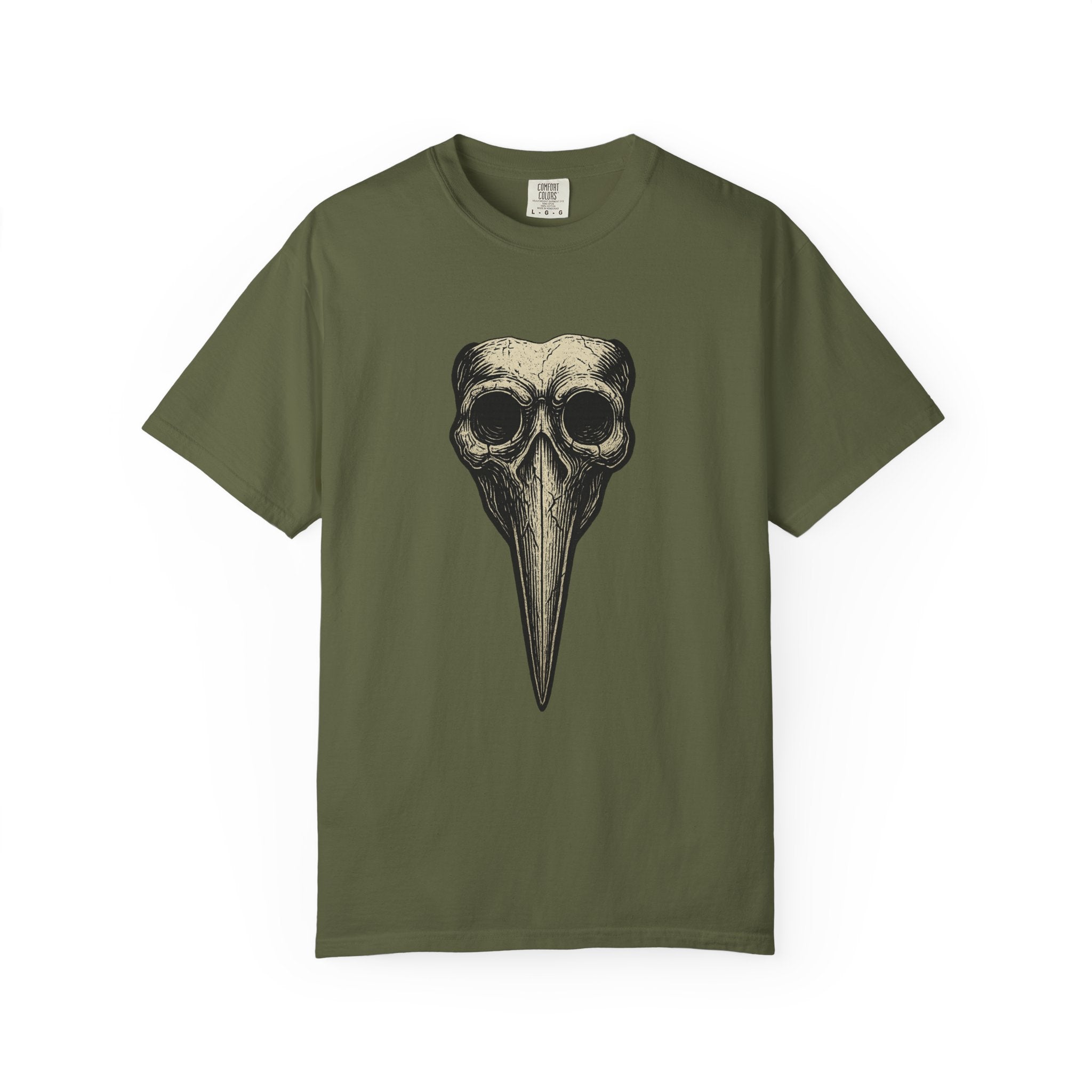 Plagued Page Skullified T-Shirt — Gothic Skull Graphic Cotton Tee