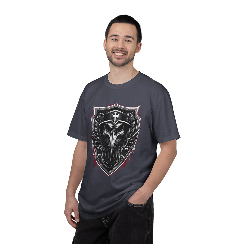Plague Knight Unisex T-shirt, Black Tee, Grim Reaper Shirt, Medieval Fantasy