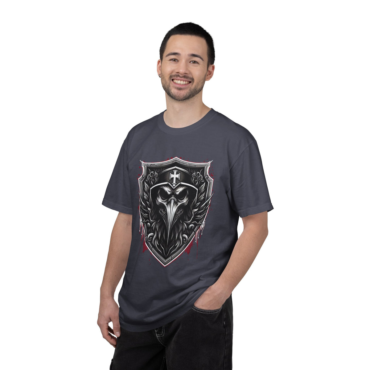 Plague Knight Unisex T-shirt, Black Tee, Grim Reaper Shirt, Medieval Fantasy