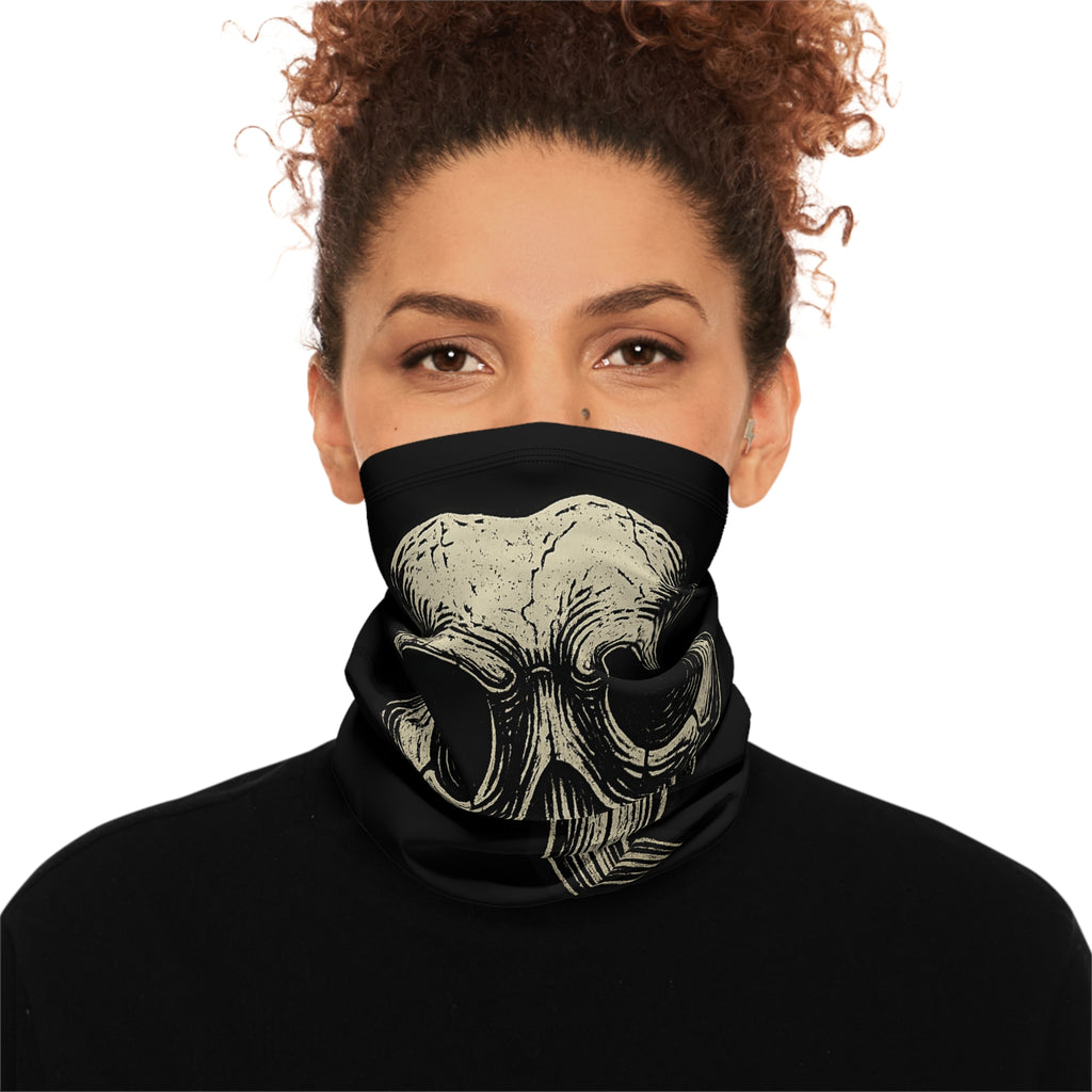 Skull Bird Beak Design Neck Gaiter