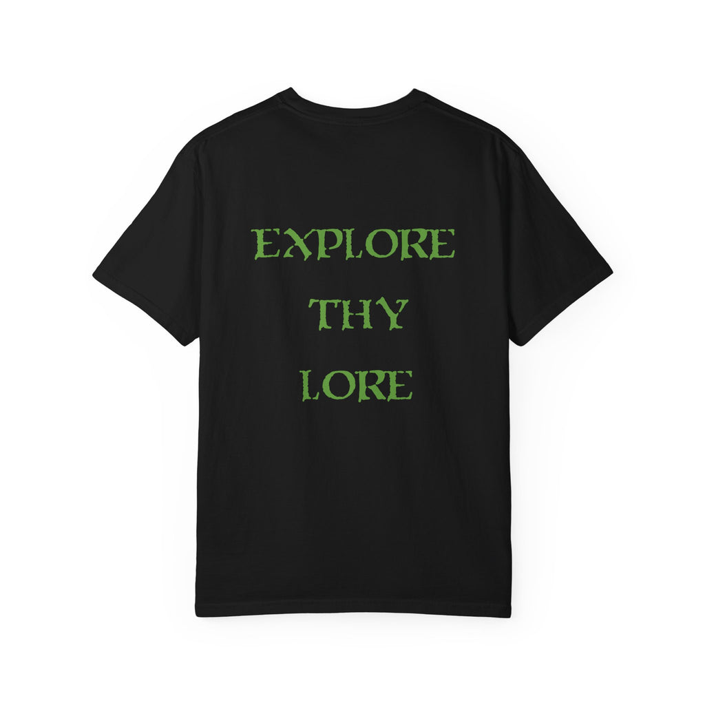 Plagued Page Comics T-Shirt, Explore Thy Lore Tee