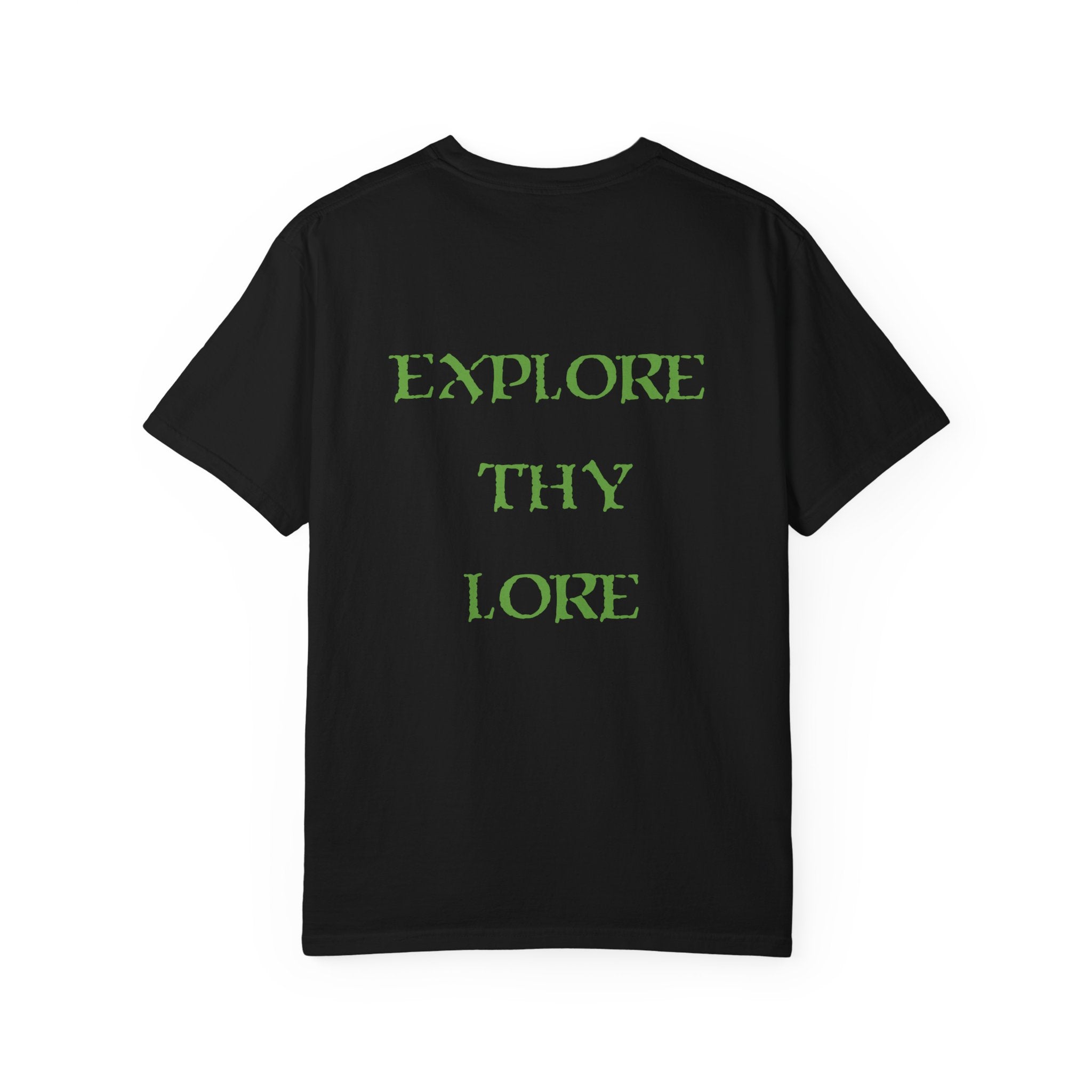 Plagued Page Comics T-Shirt, Explore Thy Lore Tee