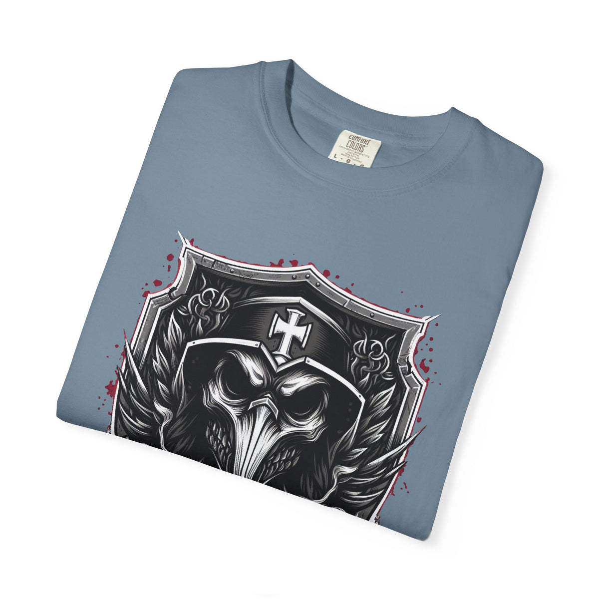 Plague Knight Unisex T-shirt, Black Tee, Grim Reaper Shirt, Medieval Fantasy