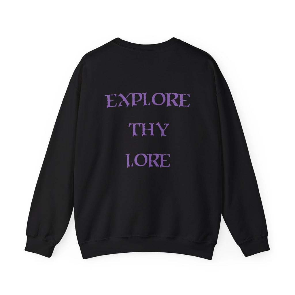 Plague Doctor Illustration Crewneck Sweatshirt | Explore Thy Lore