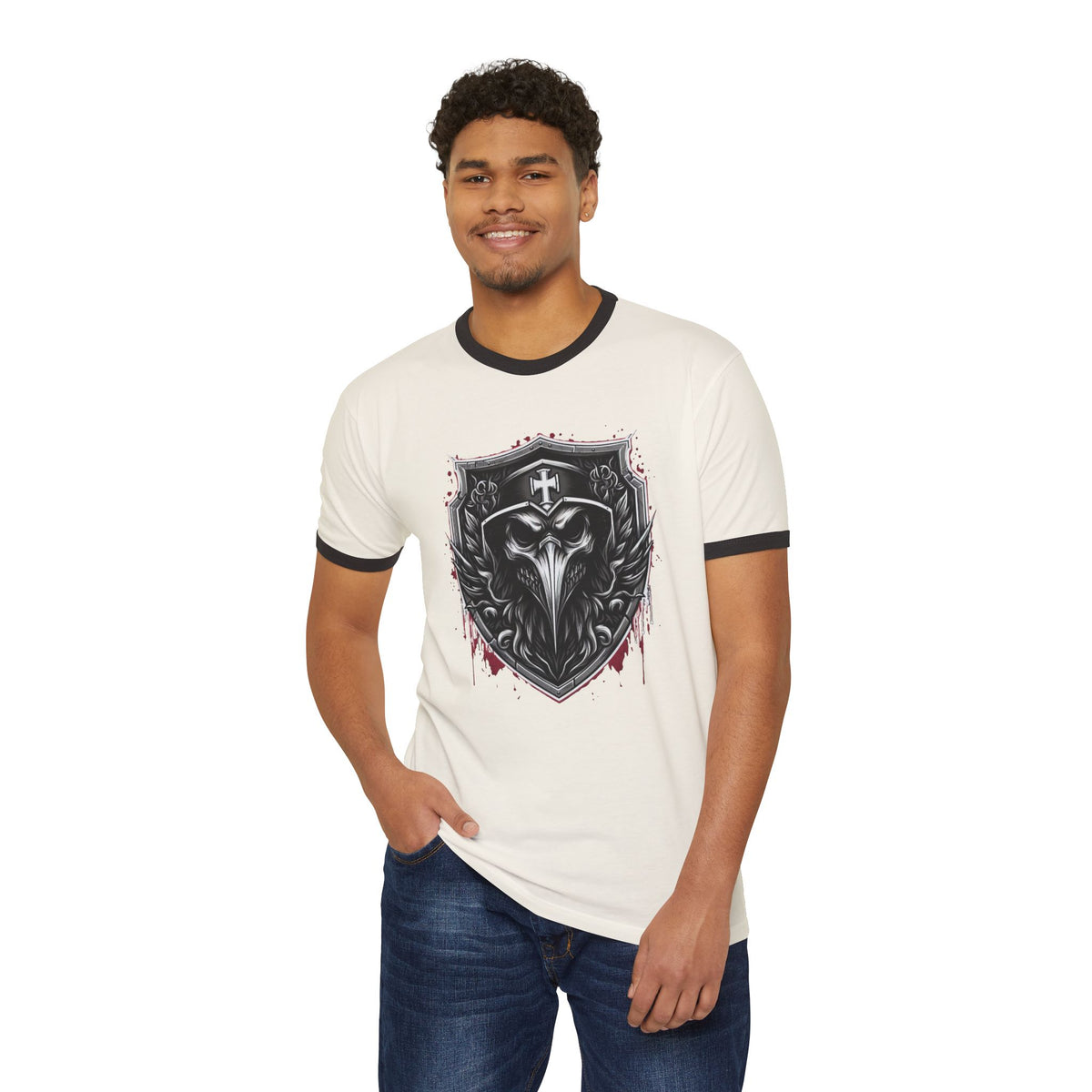 Plague Doctor Crest T-Shirt | The Plagued Page
