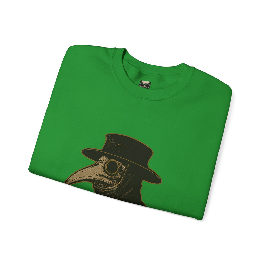 Plague Doctor Illustration Crewneck Sweatshirt | Explore Thy Lore
