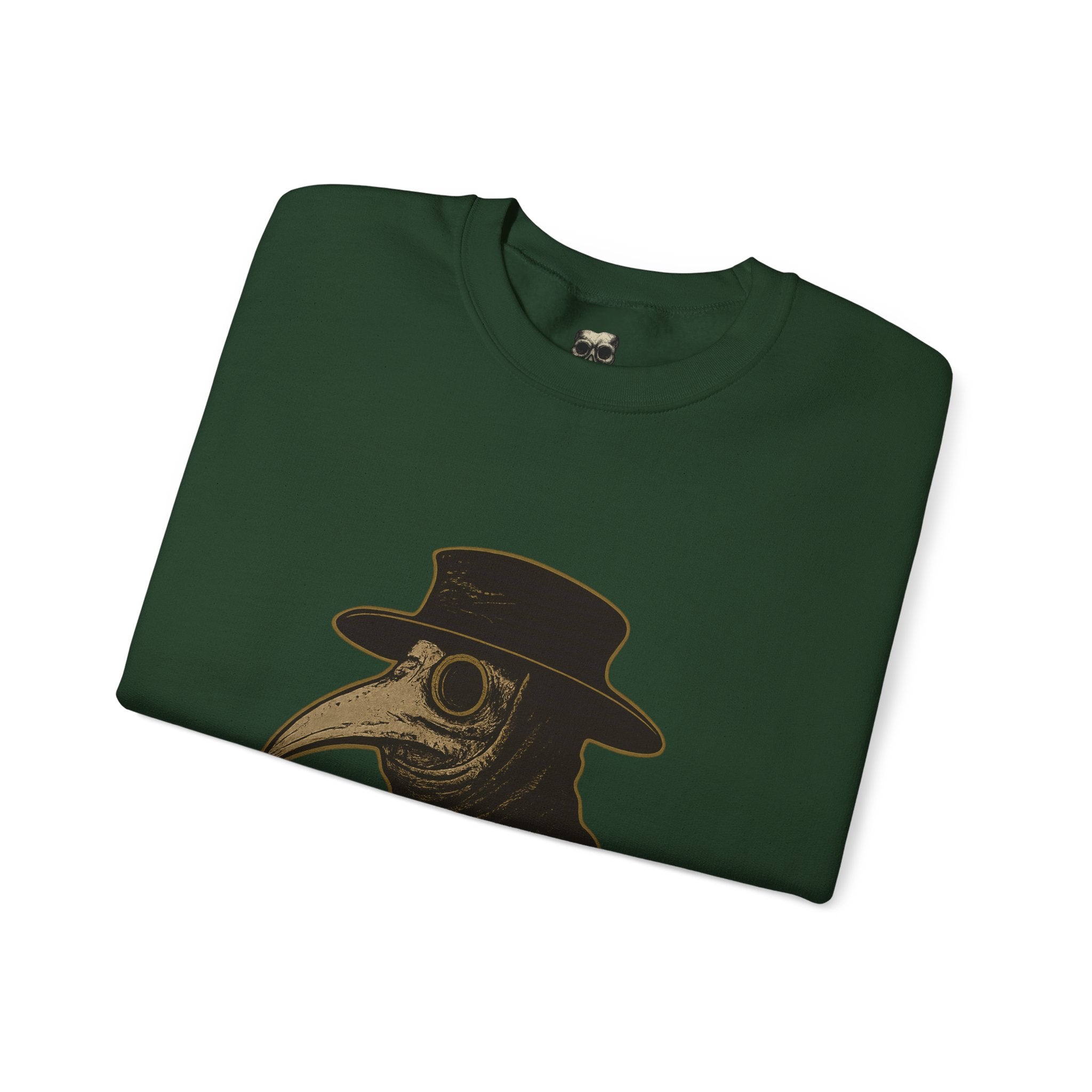 Plague Doctor Illustration Crewneck Sweatshirt | Explore Thy Lore