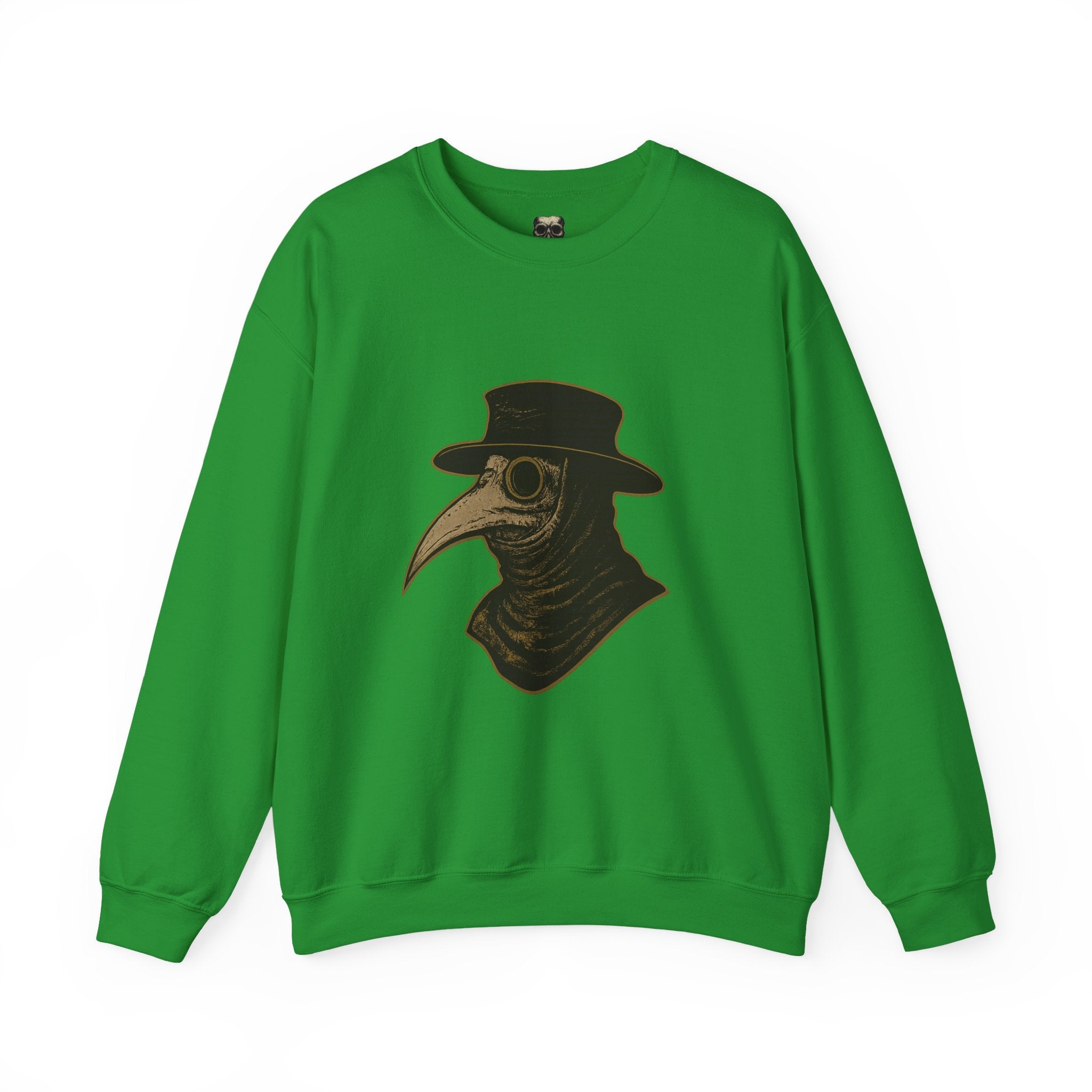 Plague Doctor Illustration Crewneck Sweatshirt | Explore Thy Lore