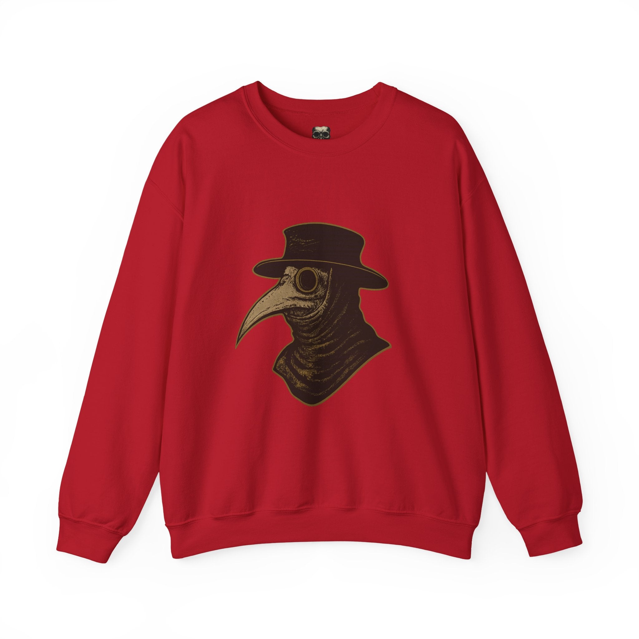 Plague Doctor Illustration Crewneck Sweatshirt | Explore Thy Lore