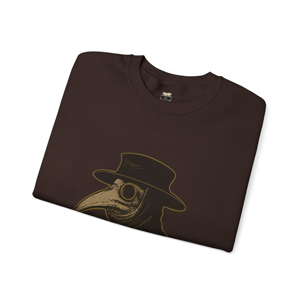Plague Doctor Illustration Crewneck Sweatshirt | Explore Thy Lore