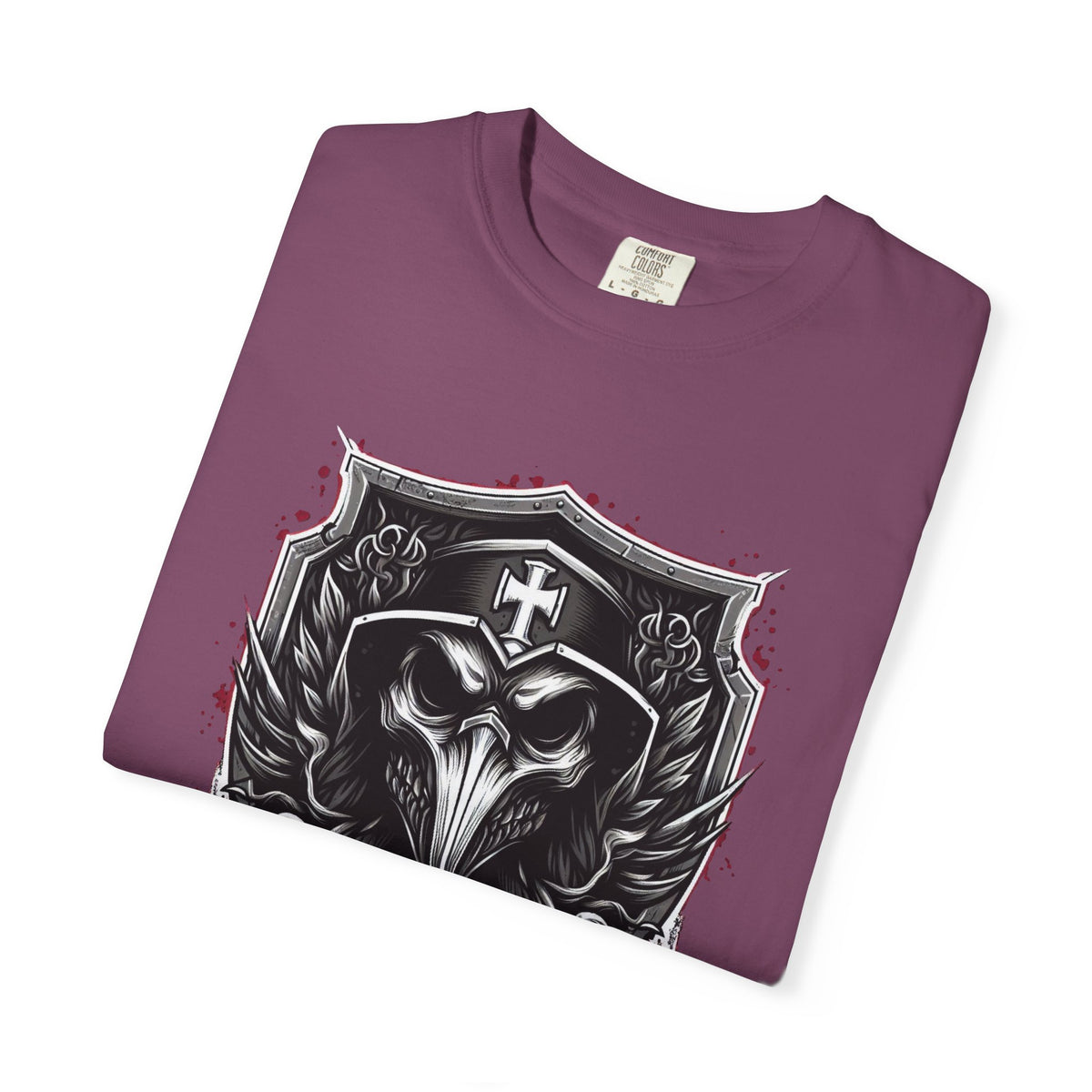 Plague Knight Unisex T-shirt, Black Tee, Grim Reaper Shirt, Medieval Fantasy