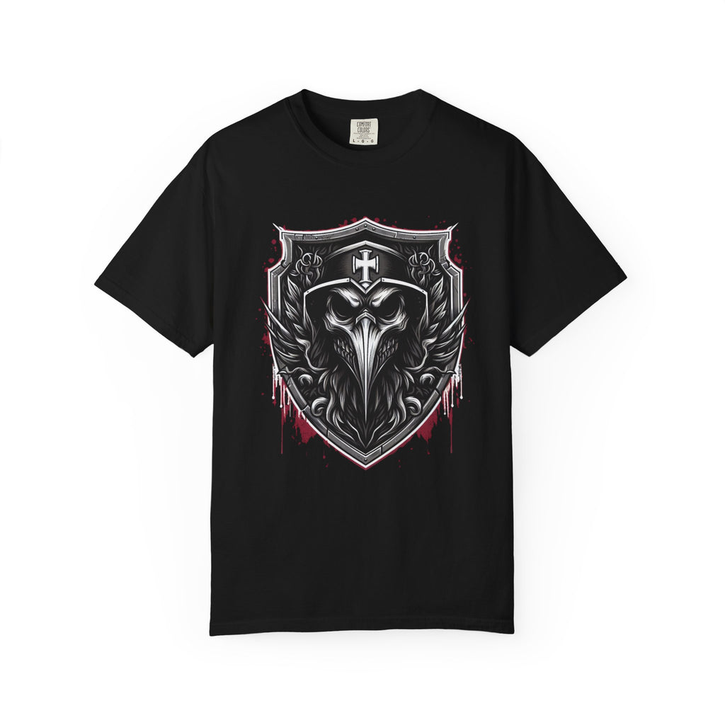 Plague Knight Unisex T-shirt, Black Tee, Grim Reaper Shirt, Medieval Fantasy