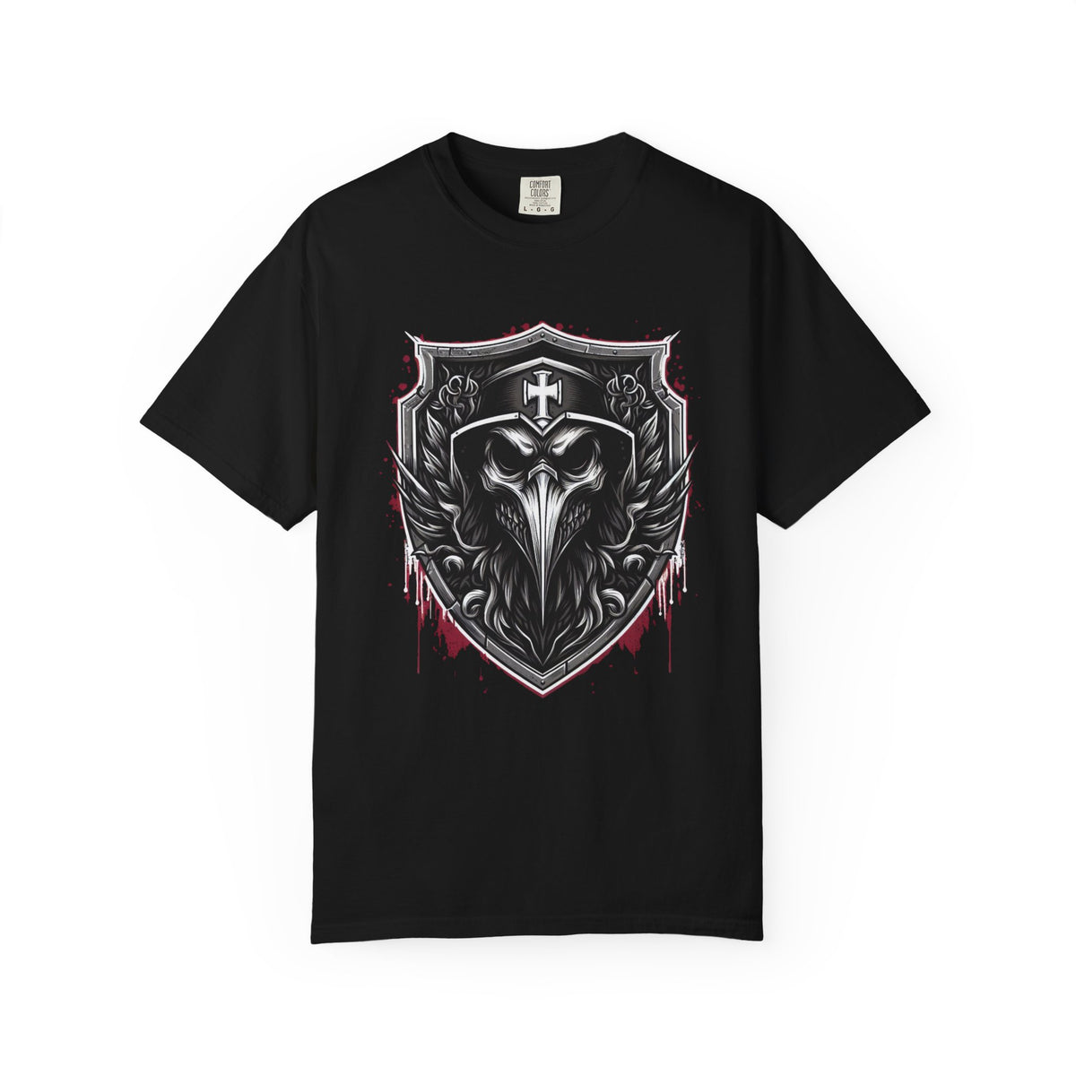 Plague Knight Unisex T-shirt, Black Tee, Grim Reaper Shirt, Medieval Fantasy