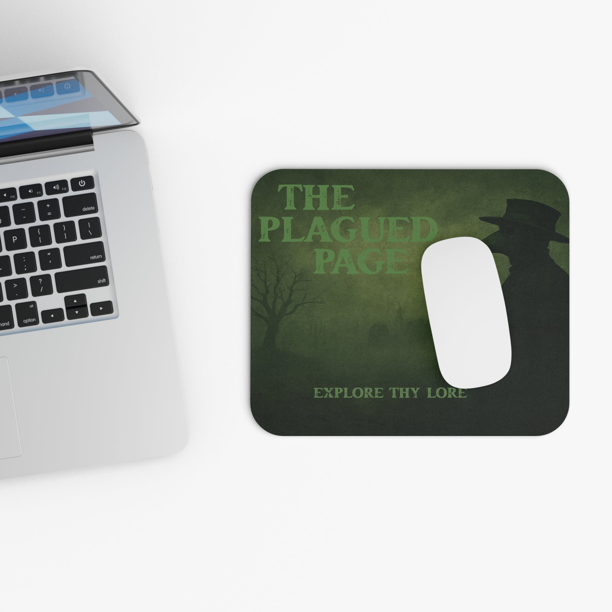 Plagued Page Plague Doctor Mouse Pad