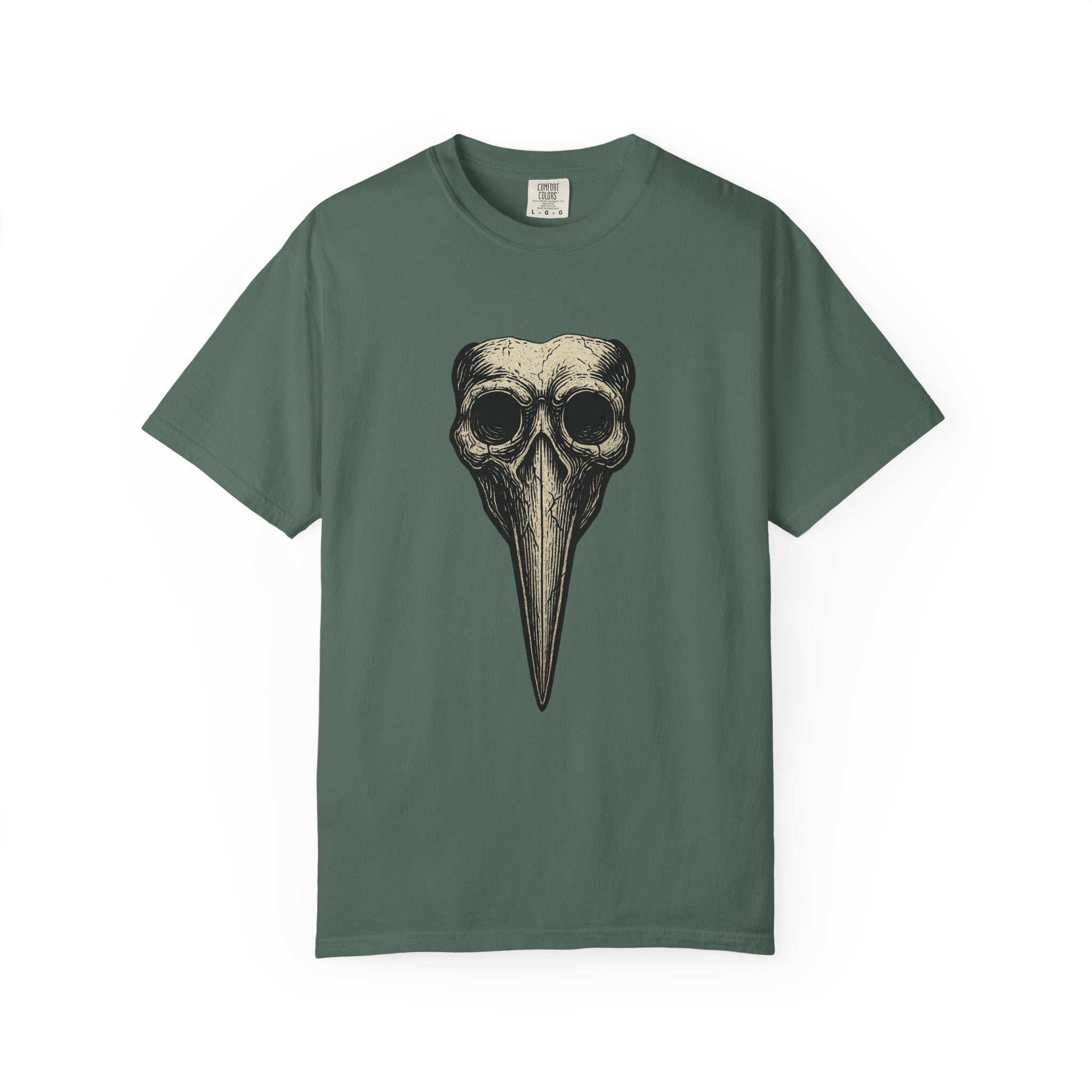 Plagued Page Skullified T-Shirt — Gothic Skull Graphic Cotton Tee
