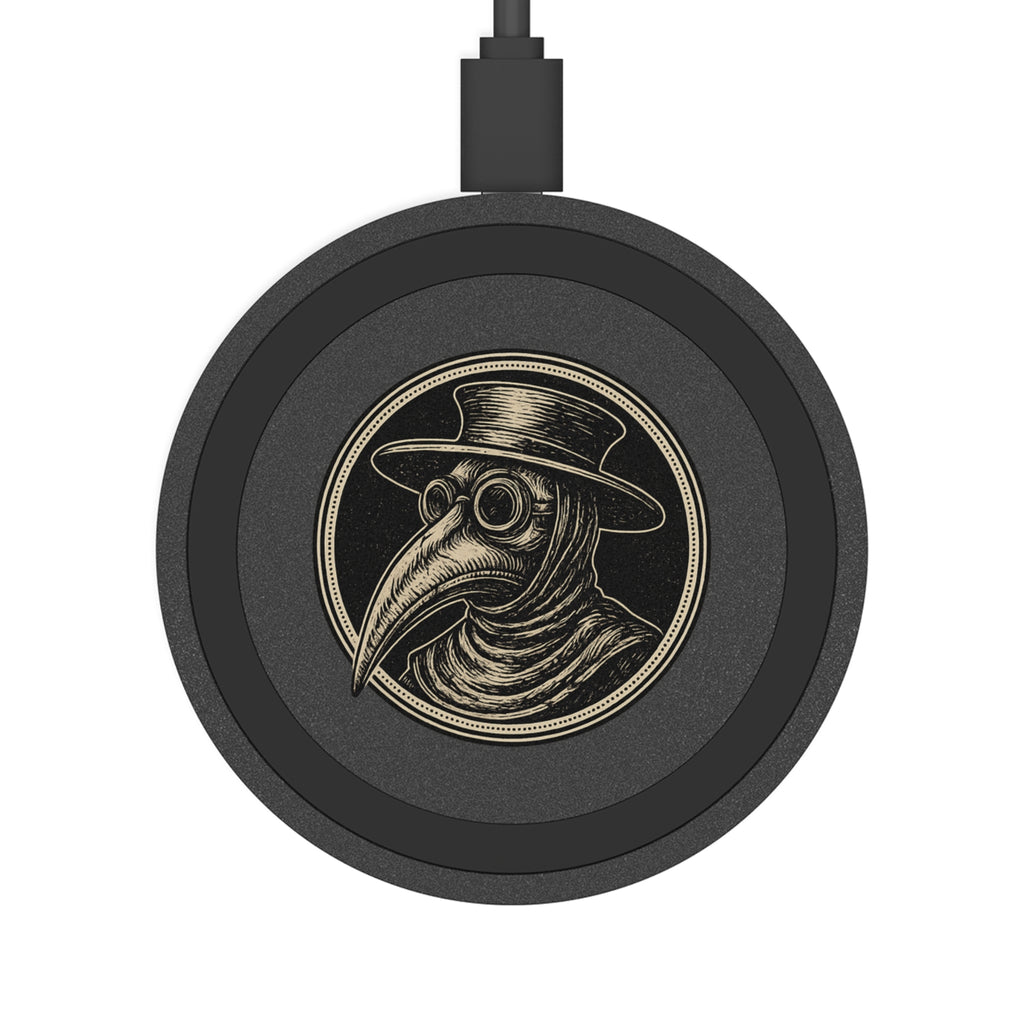 Plague Doctor Illustration Wireless Charging Pad