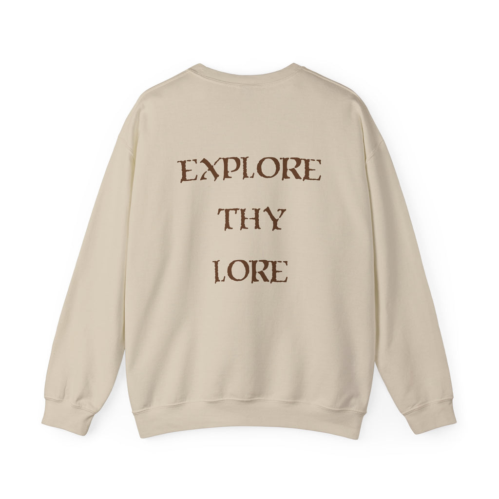Plague Doctor Illustration Crewneck Sweatshirt | Explore Thy Lore