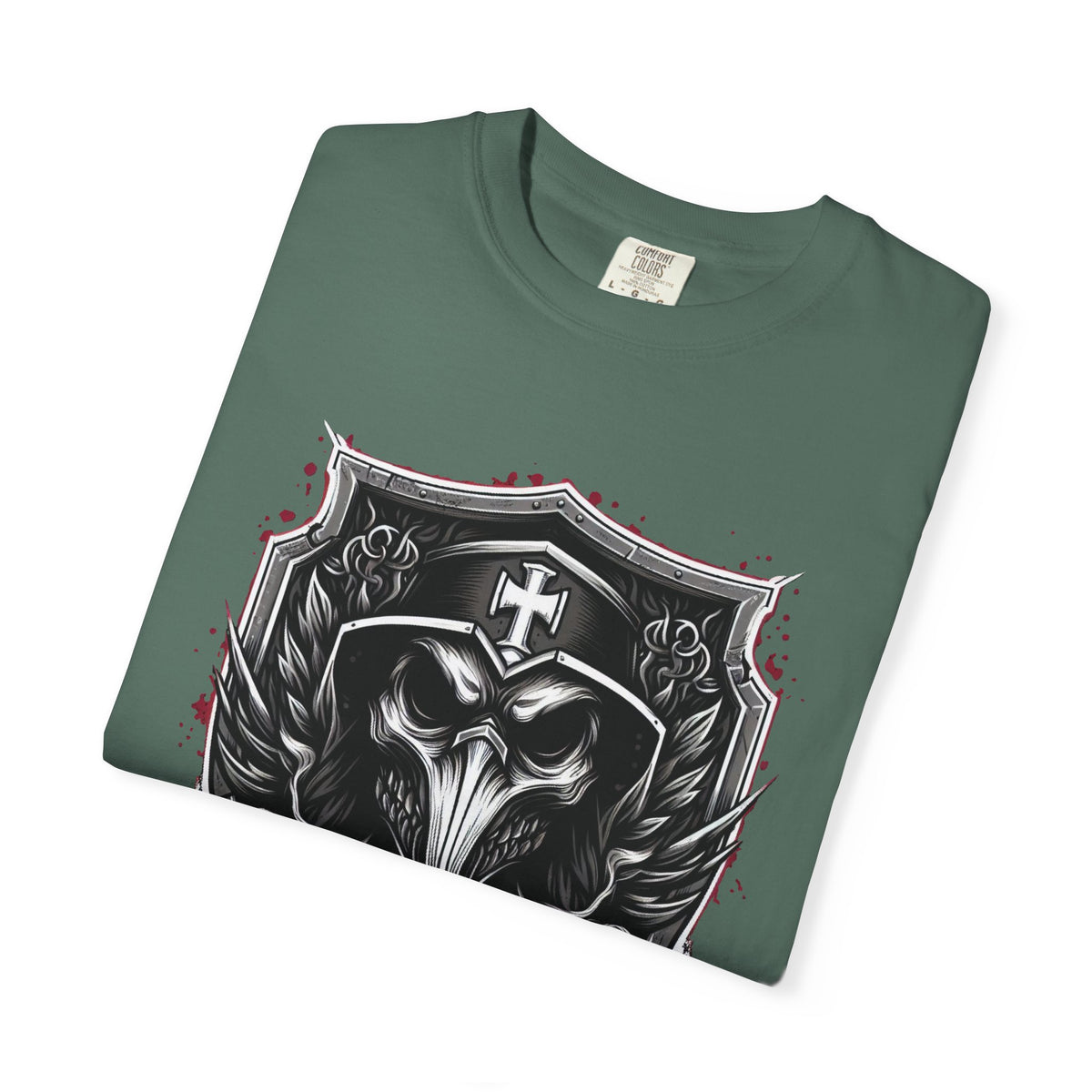 Plague Knight Unisex T-shirt, Black Tee, Grim Reaper Shirt, Medieval Fantasy