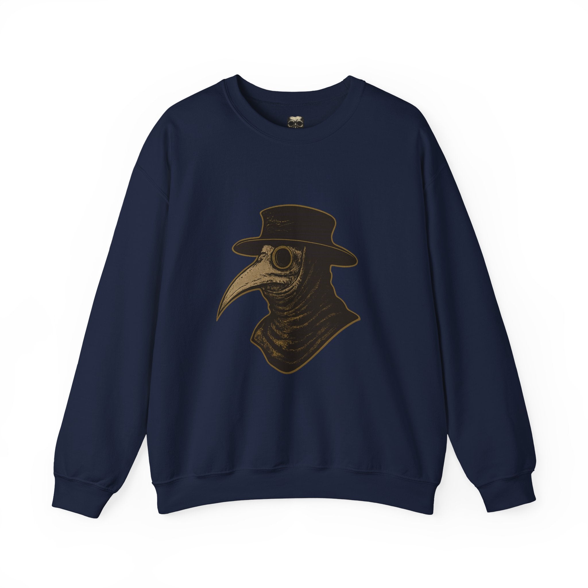 Plague Doctor Illustration Crewneck Sweatshirt | Explore Thy Lore