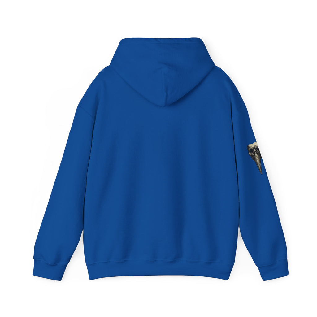 Gothic Vintage Medical Mask Hoodie — "The Plagued Page" Pullover