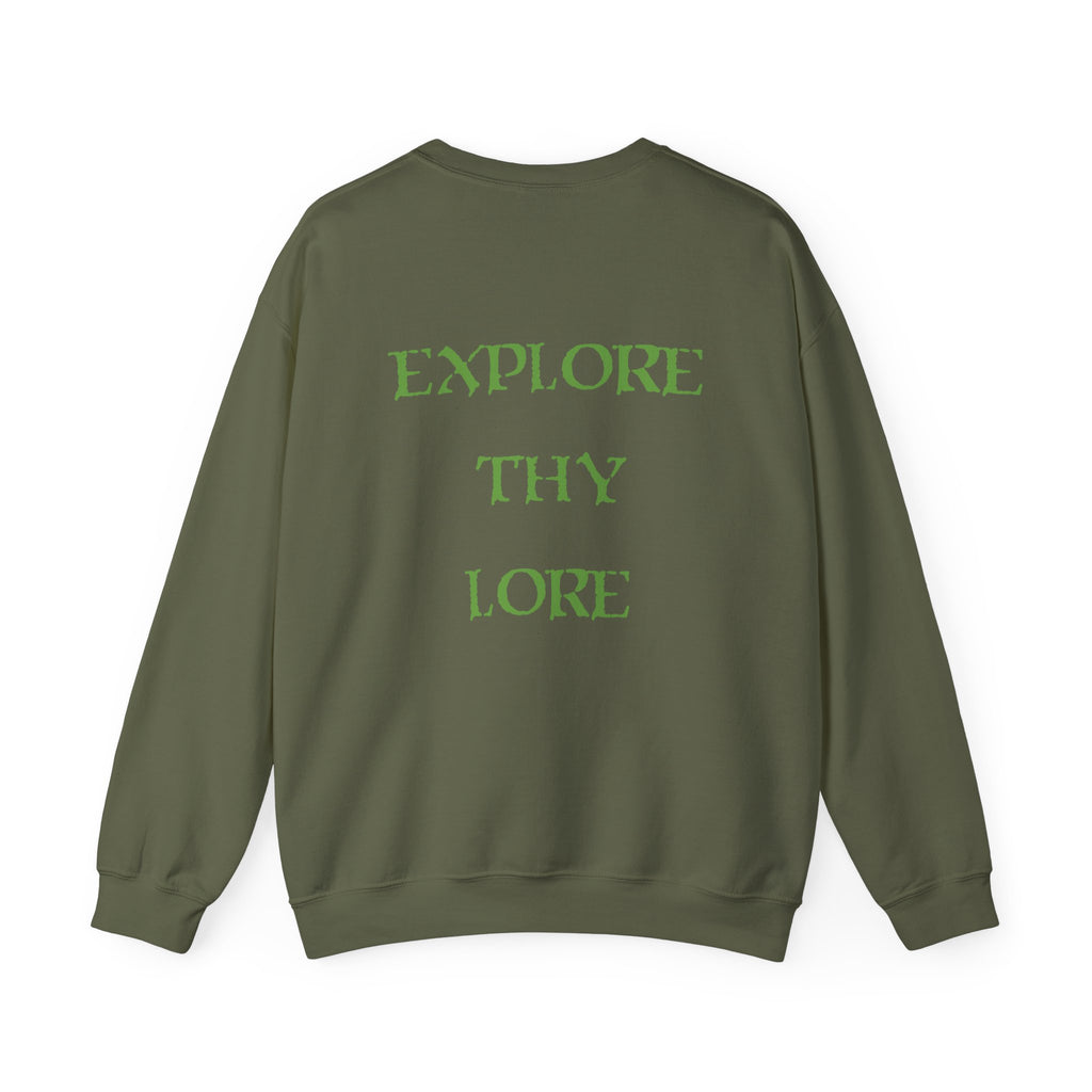Plague Doctor Illustration Crewneck Sweatshirt | Explore Thy Lore