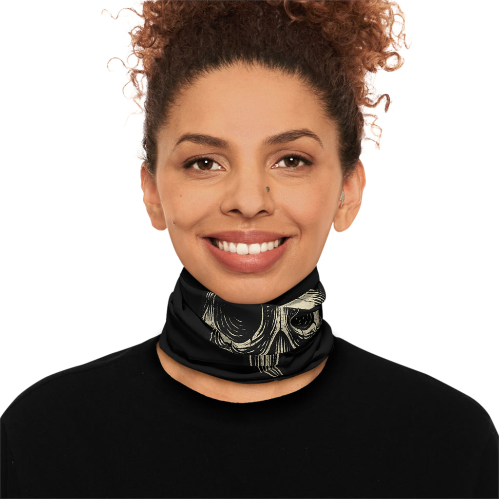 Skull Bird Beak Design Neck Gaiter