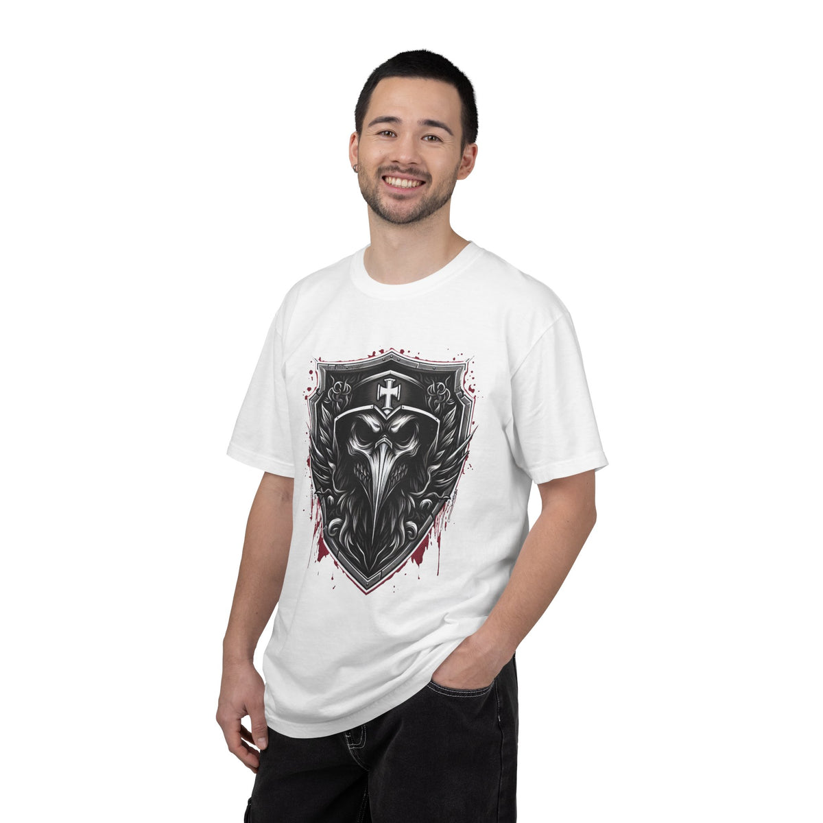 Plague Knight Unisex T-shirt, Black Tee, Grim Reaper Shirt, Medieval Fantasy