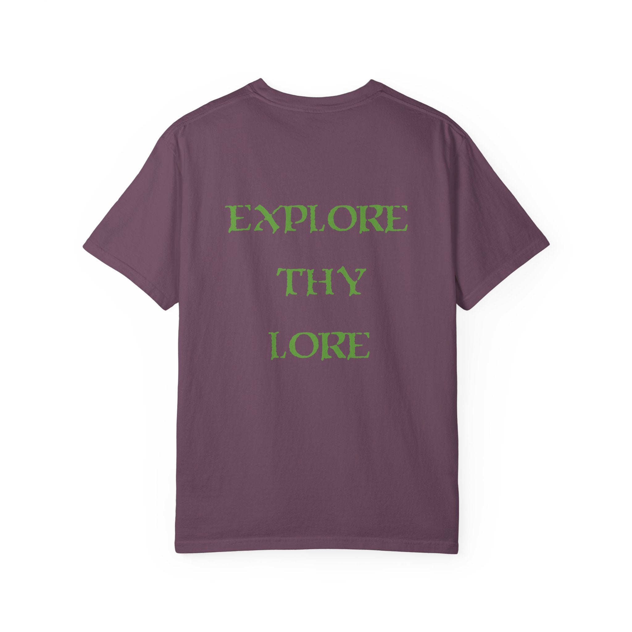 Plagued Page Comics T-Shirt, Explore Thy Lore Tee