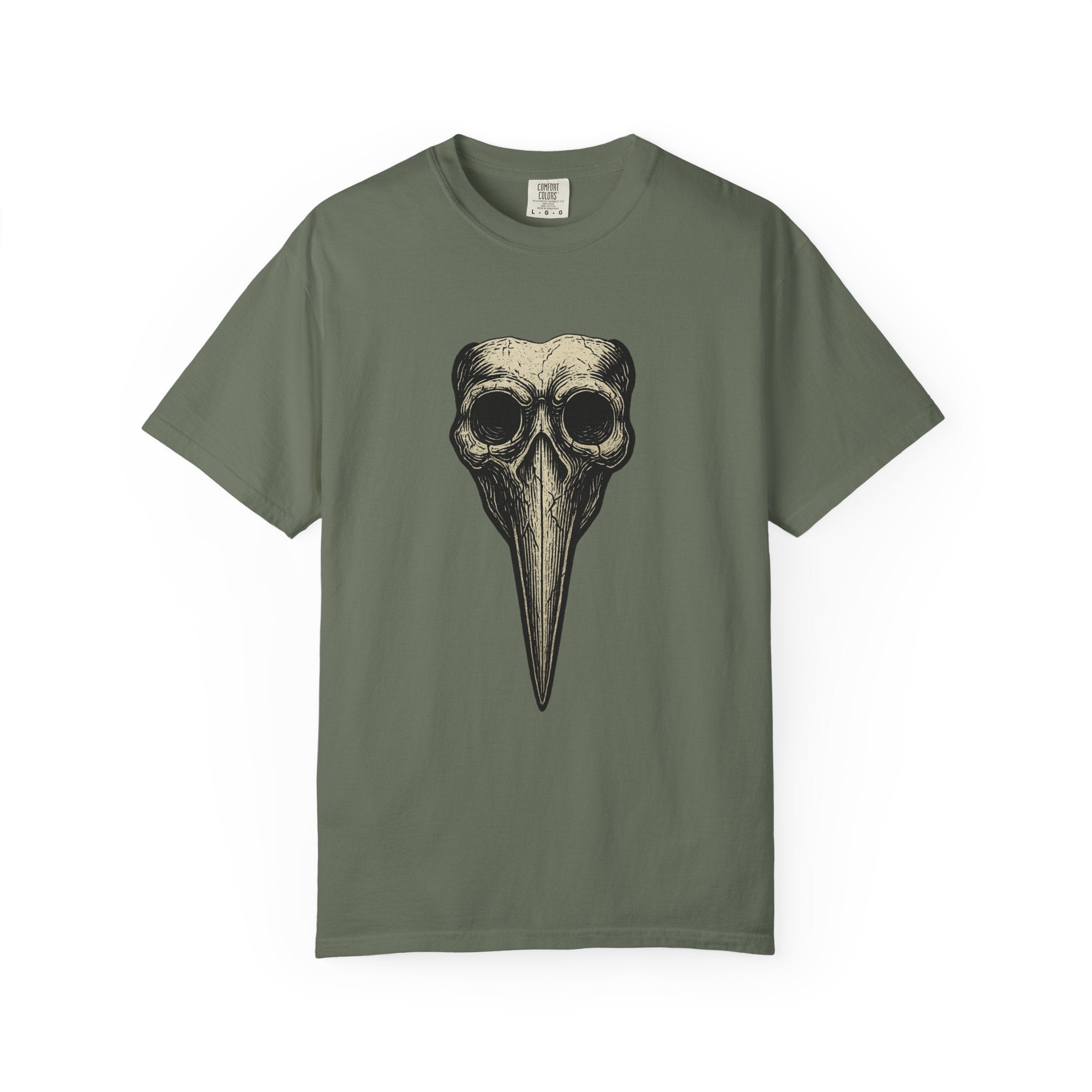Plagued Page Skullified T-Shirt — Gothic Skull Graphic Cotton Tee
