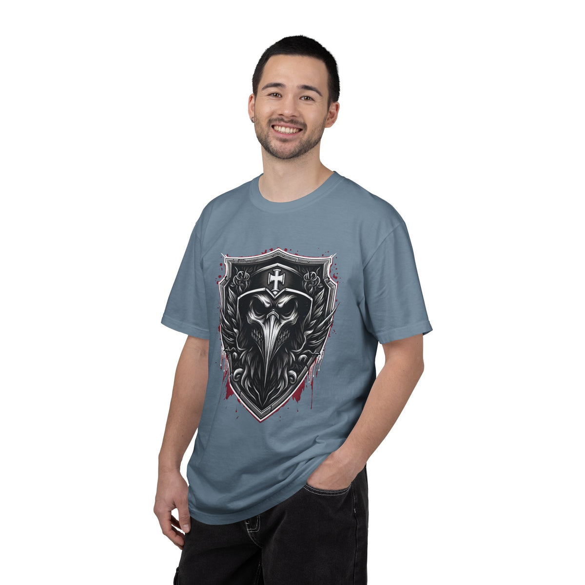Plague Knight Unisex T-shirt, Black Tee, Grim Reaper Shirt, Medieval Fantasy