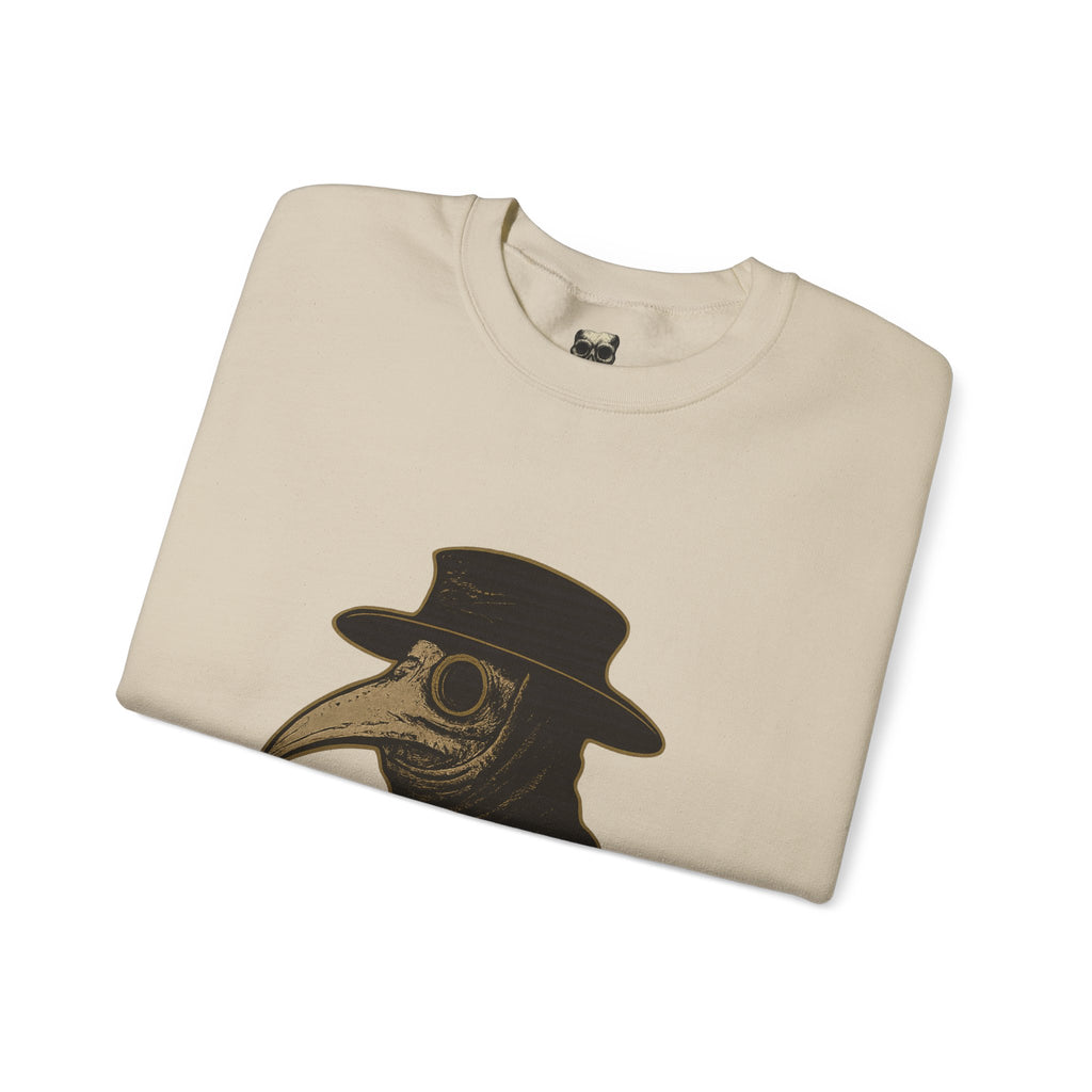 Plague Doctor Illustration Crewneck Sweatshirt | Explore Thy Lore