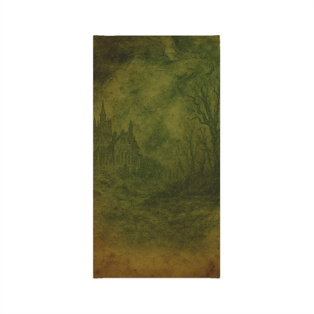 Aged Plague Doctor Neck Gaiter — Vintage Medical Mask Face Cover