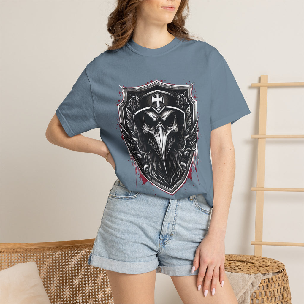 Plague Knight Unisex T-shirt, Black Tee, Grim Reaper Shirt, Medieval Fantasy